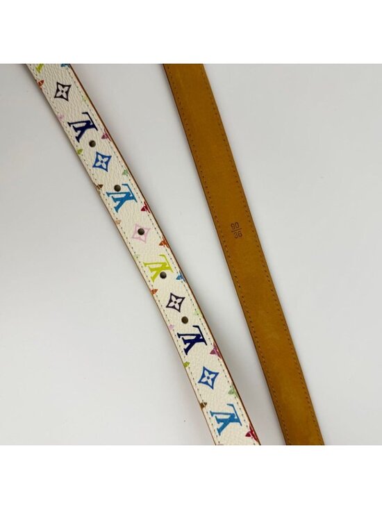Louis Vuitton Monogram Multicolor Ceinture Belt Vintage